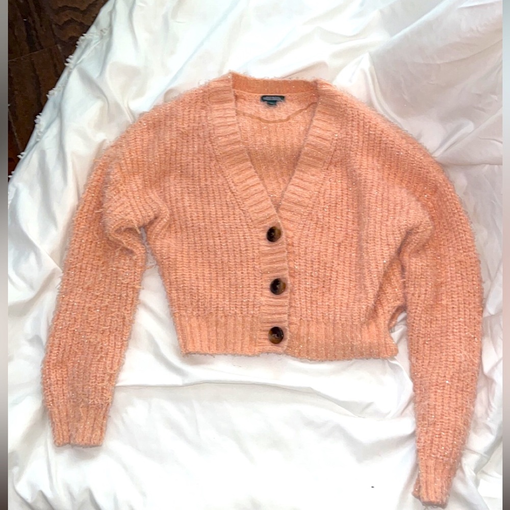 Pink fluffy, crop top